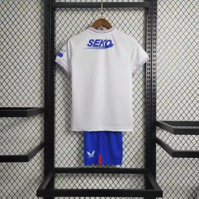 23-24 Glasgow Rangers Away Soccer Kids Kit Jersey+Shorts - view 3