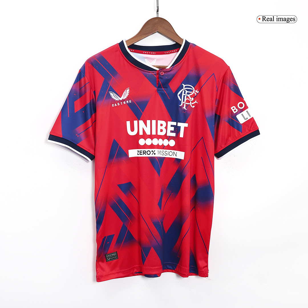 23-24 Glasgow Rangers Fourth Away Soccer Jersey Fan Version - view 4