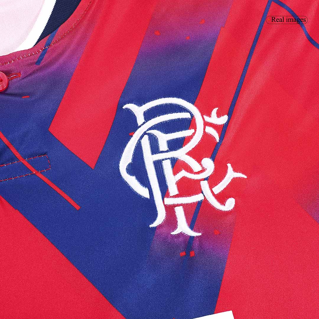 23-24 Glasgow Rangers Fourth Away Soccer Jersey Fan Version - view 6
