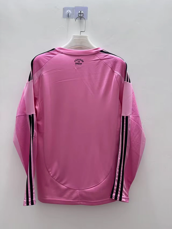 25-26 Inter Miami CF Pink  Soccer Jersey Long Sleeve - view 3
