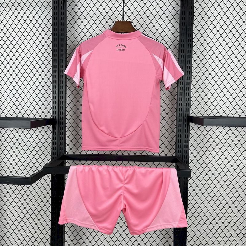 25-26 Inter Miami CF Pink  Soccer Kids Kit Jersey+Shorts - view 3