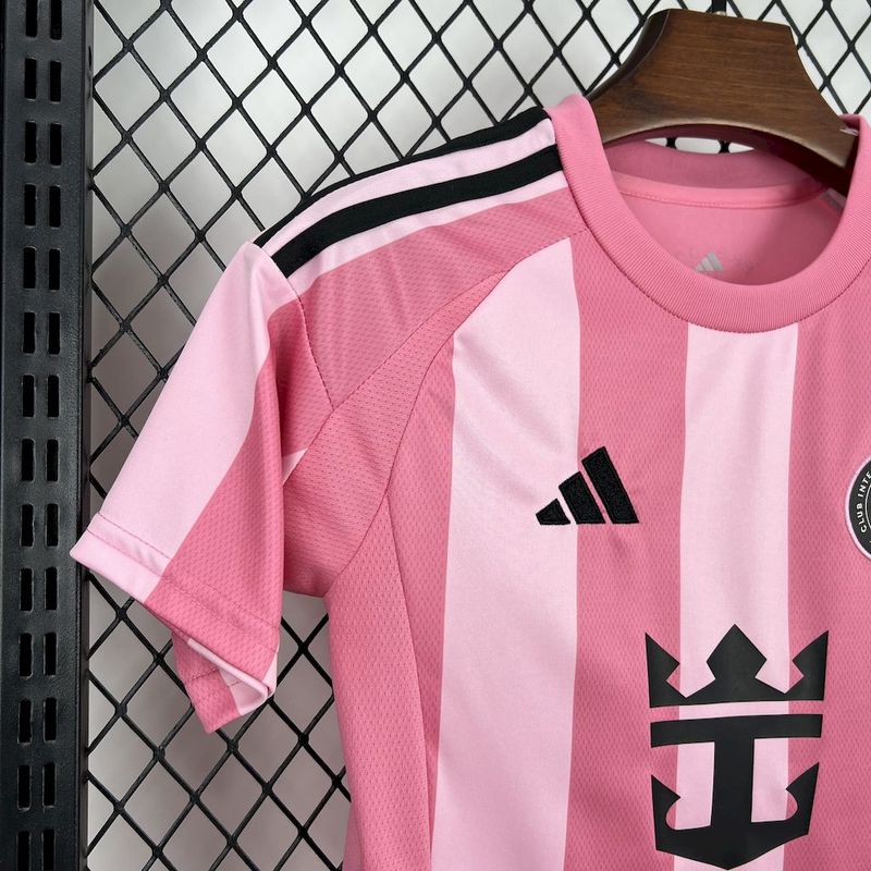 25-26 Inter Miami CF Pink  Soccer Kids Kit Jersey+Shorts - view 4