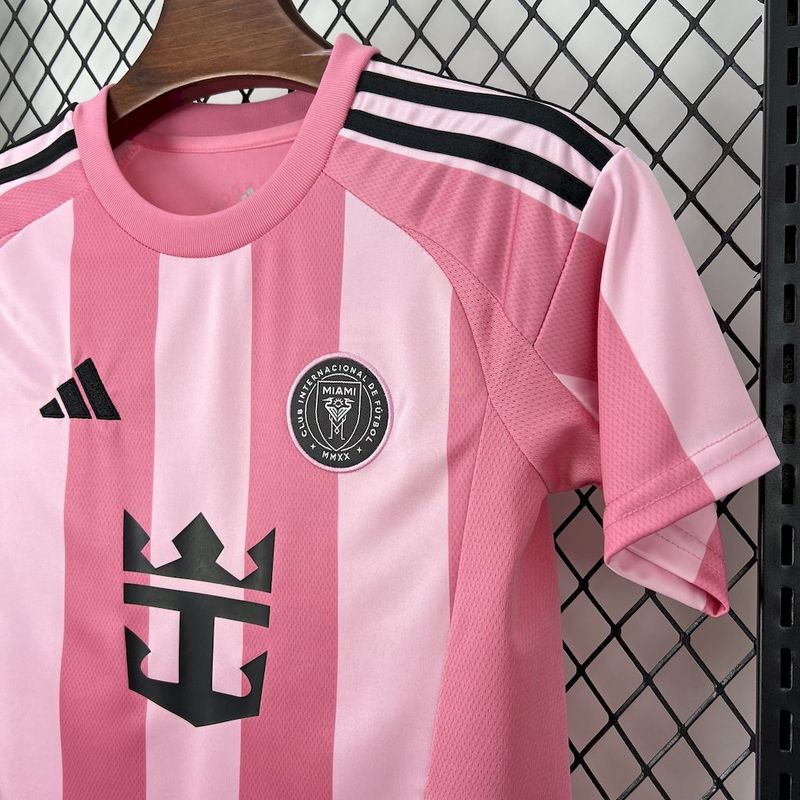 25-26 Inter Miami CF Pink  Soccer Kids Kit Jersey+Shorts - view 5