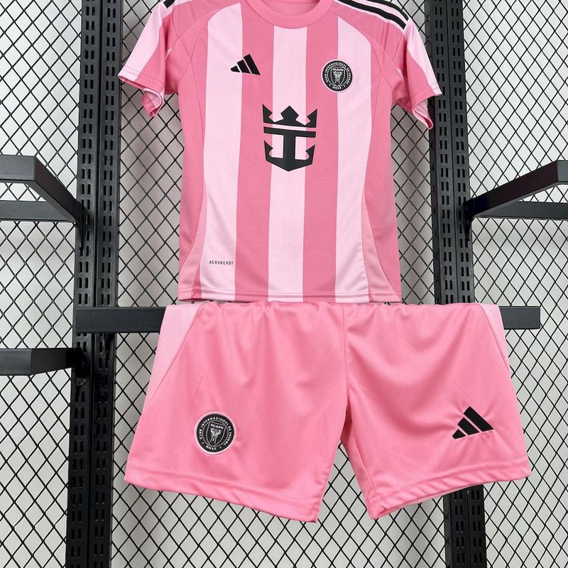 25-26 Inter Miami CF Pink  Soccer Kids Kit Jersey+Shorts - view 6