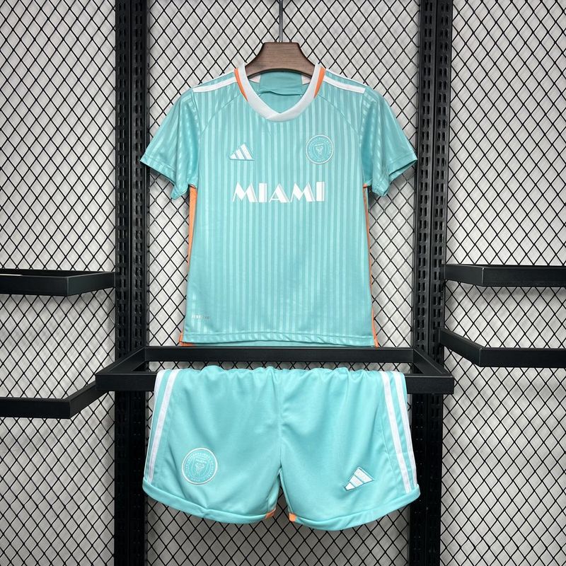 24-25 Inter Miami CF Third Away  Soccer Kids Kit Jersey+Shorts