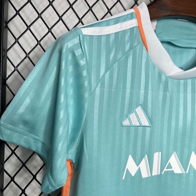 24-25 Inter Miami CF Third Away  Soccer Kids Kit Jersey+Shorts - view 3