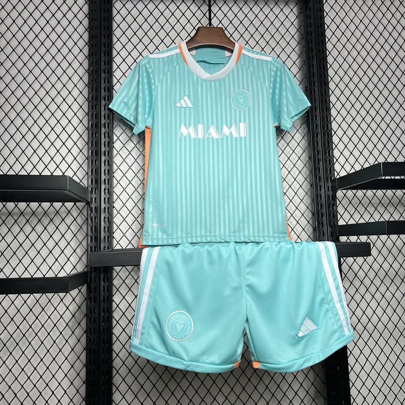 24-25 Inter Miami CF Third Away  Soccer Kids Kit Jersey+Shorts - view 6