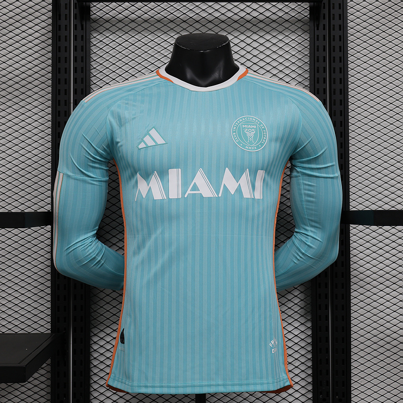 24-25 Inter Miami CF Third Away  Soccer Jersey Player Version Long Sleeve
