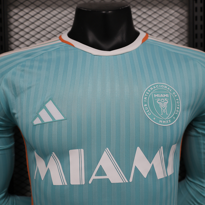 24-25 Inter Miami CF Third Away  Soccer Jersey Player Version Long Sleeve - view 10