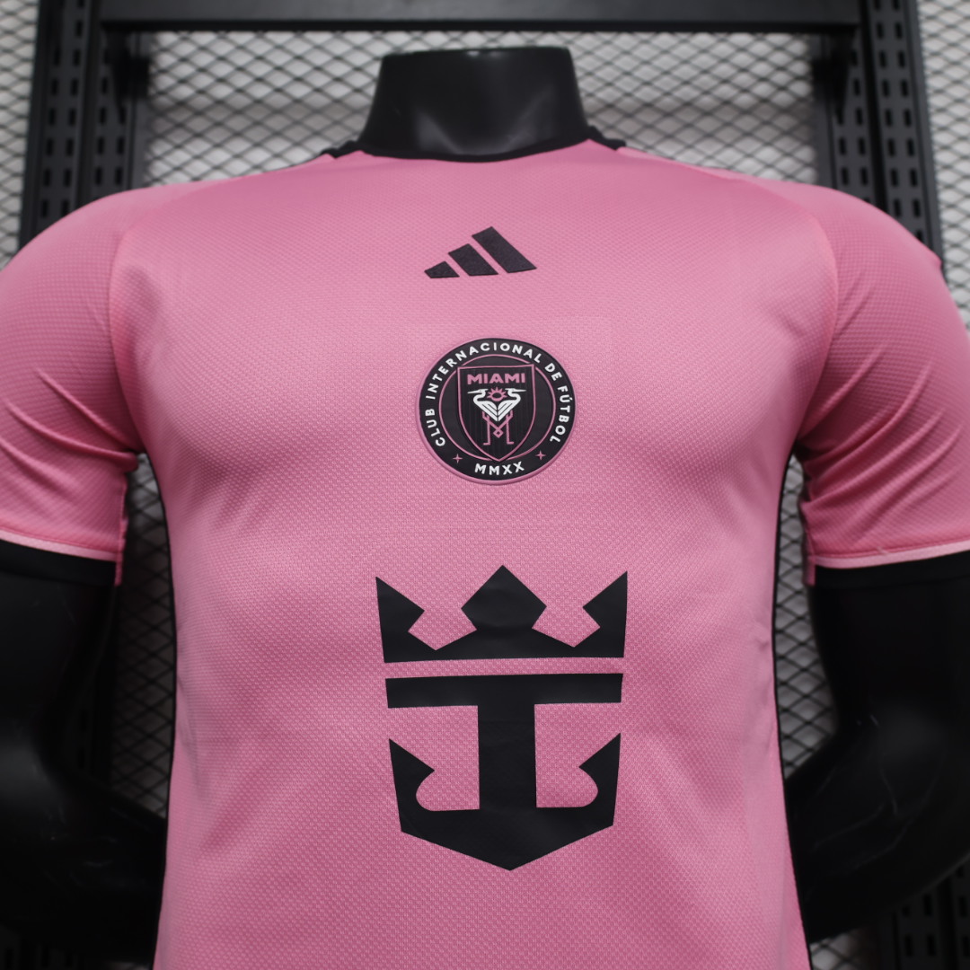 24-25 Inter Miami CF Home  Soccer Jersey Player Version - view 4