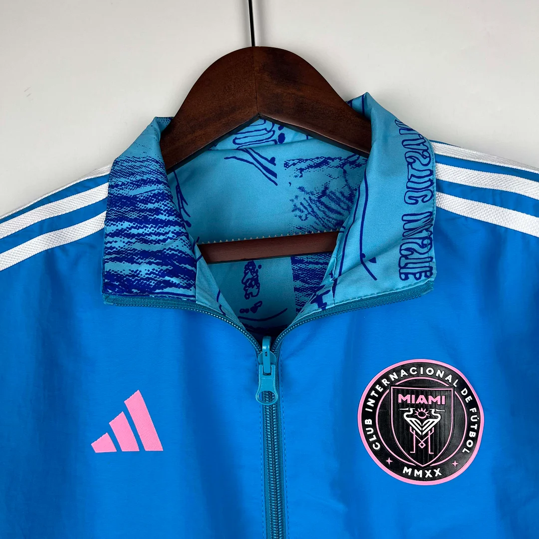 2023/2024 Inter Miami Reversible Windbreaker Blue Soccer Jersey 1:1 Thai Quality - view 13