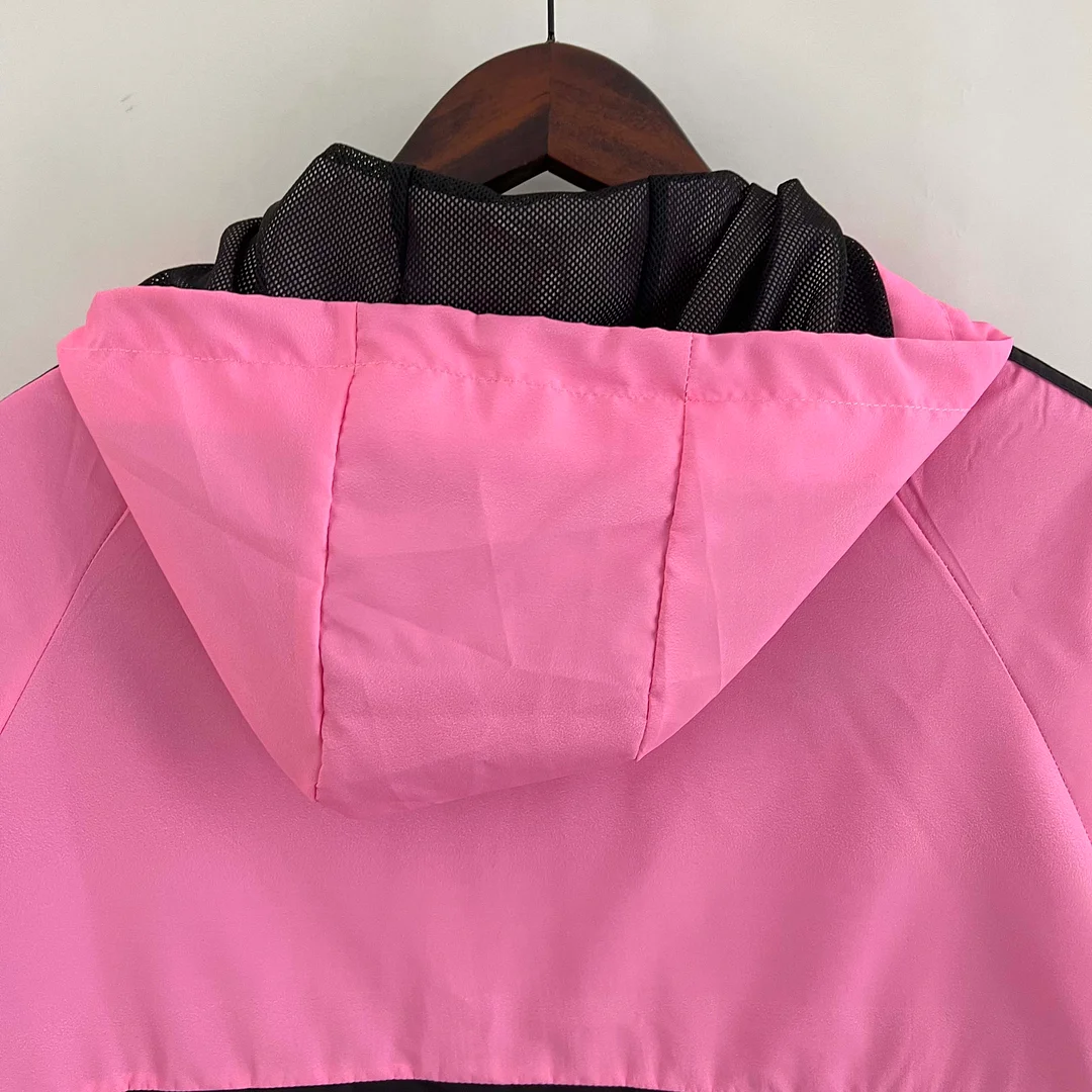 2023 Inter Miami Windbreaker （pink-black） Soccer Jersey 1:1 Thai Quality - view 6