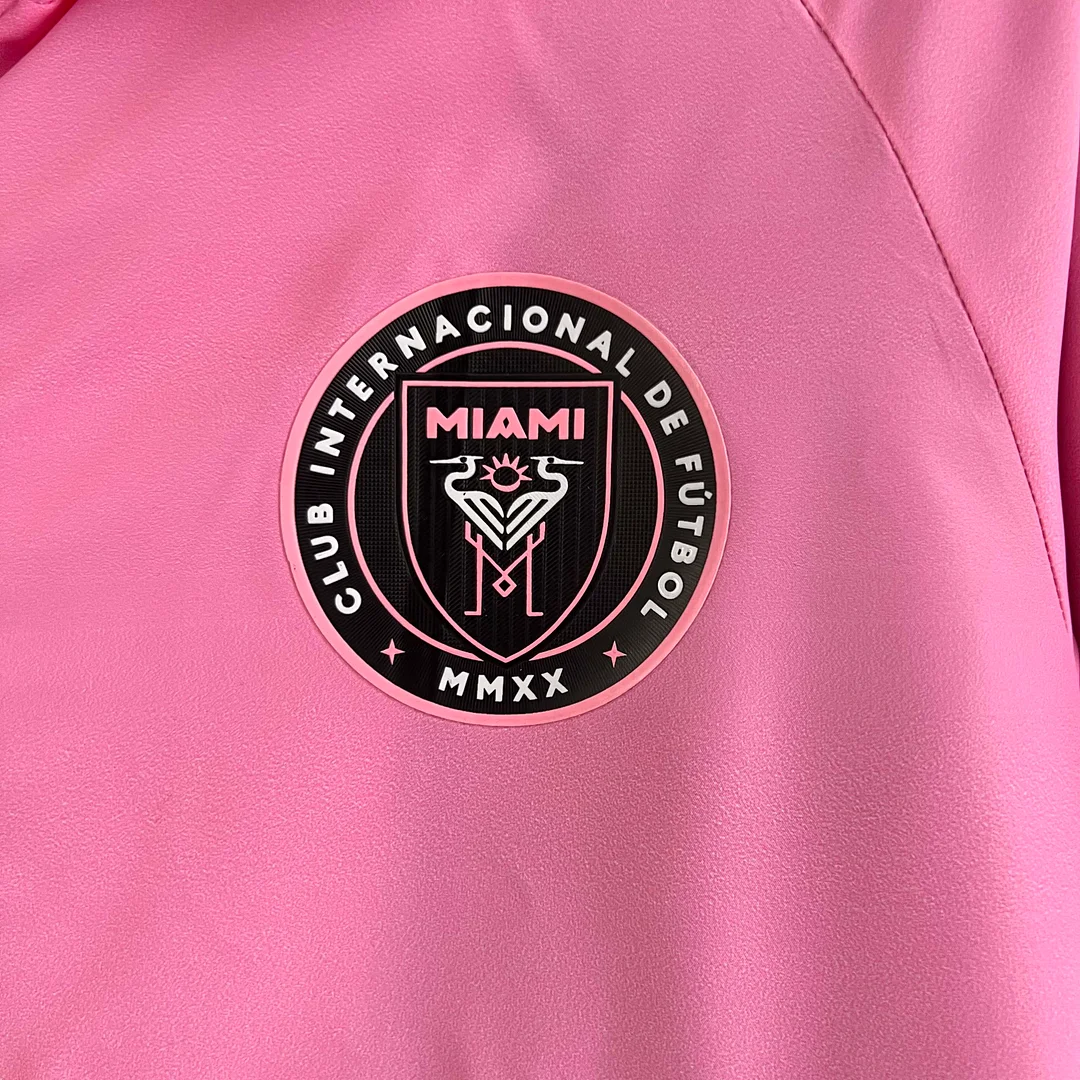 2023 Inter Miami Windbreaker （pink-black） Soccer Jersey 1:1 Thai Quality - view 8