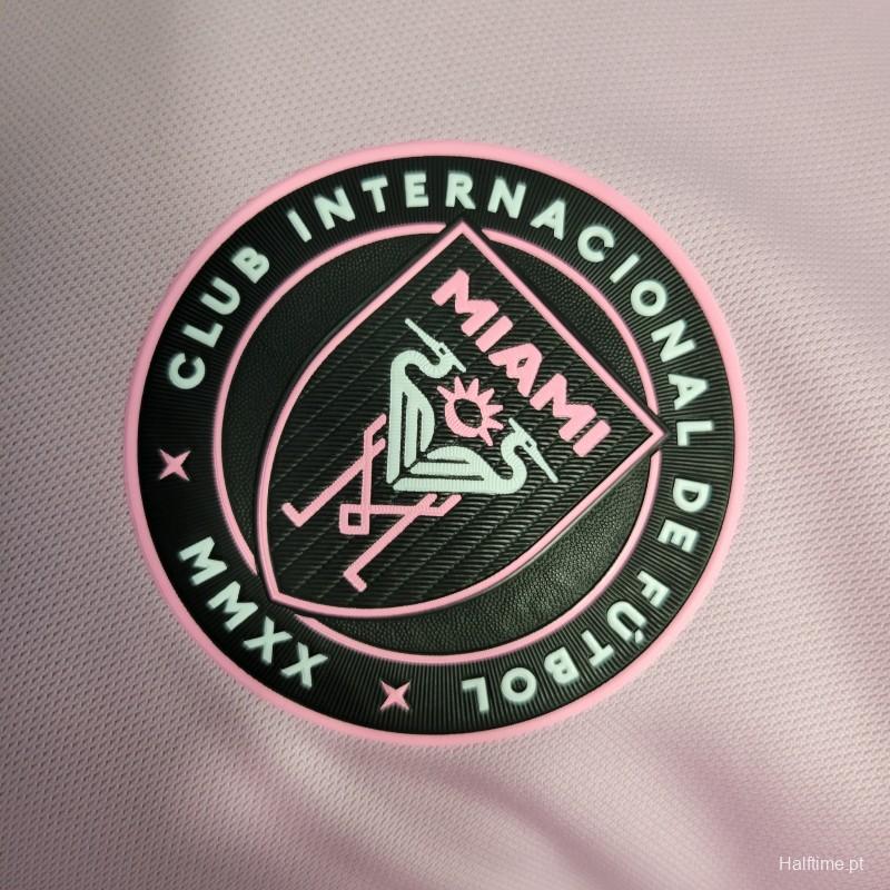 22-23 Inter Miami CF Home  Soccer Jersey Player Version - view 4
