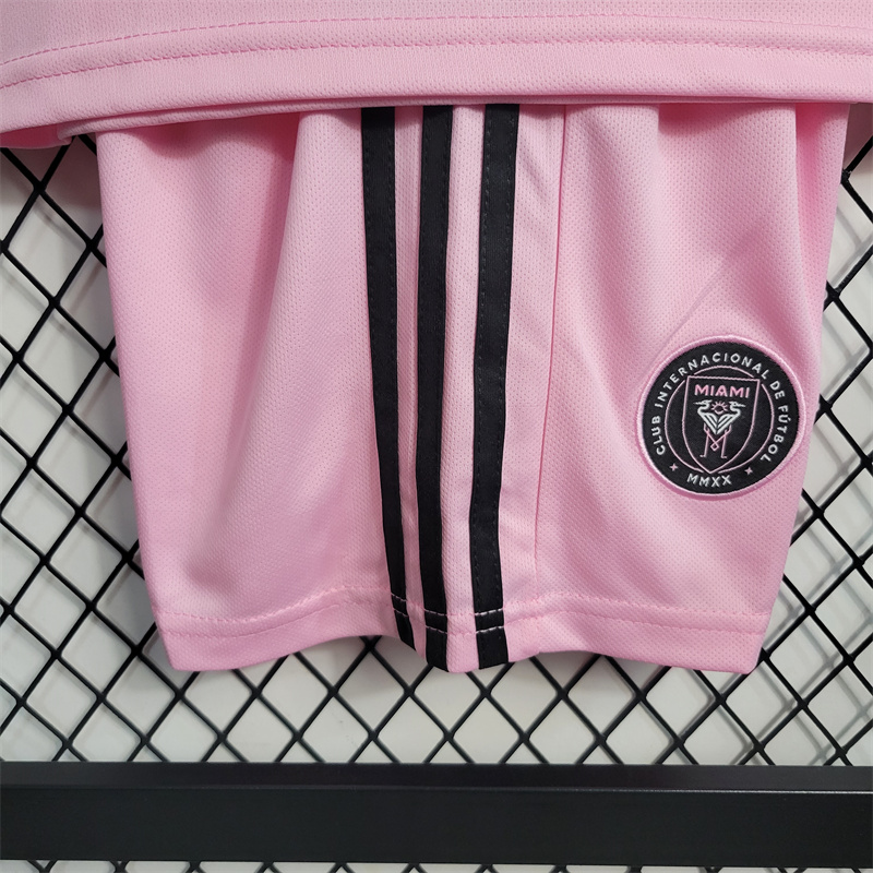 22-23 Inter Miami CF Home Kids Kit Shirt+Short Soccer Jersey - view 10