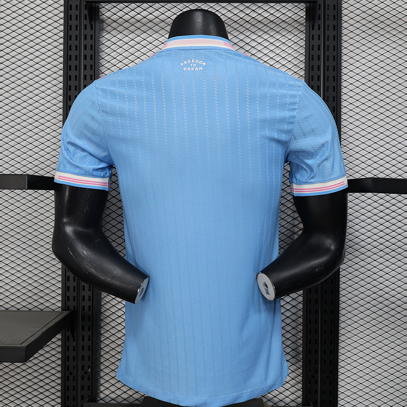 25-26 Inter Miami CF Special  Soccer Jersey Player Version Blue - view 3