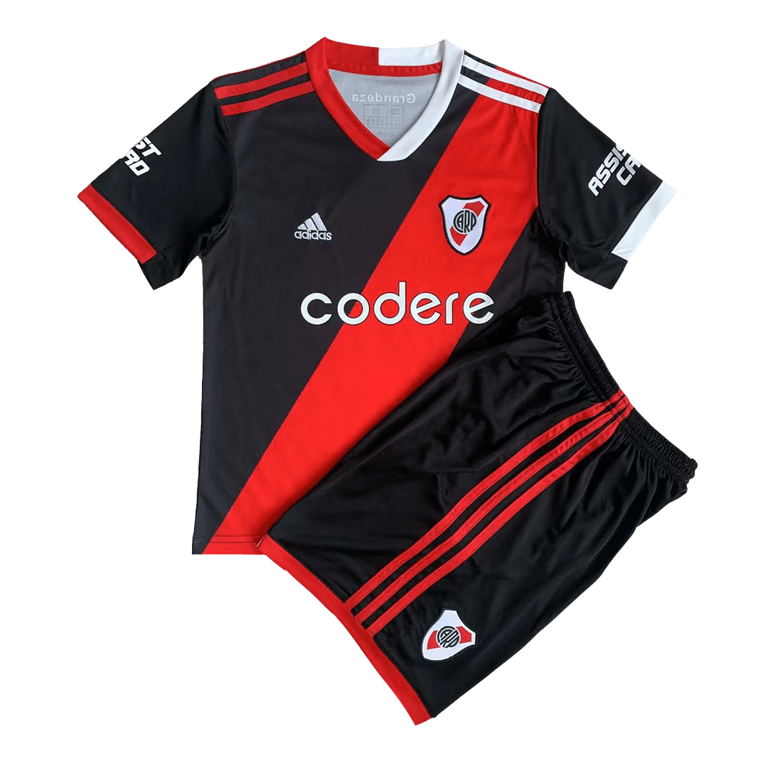 23-24 River Plate  Third Away Kids Kit Jersey+Shorts - view 4