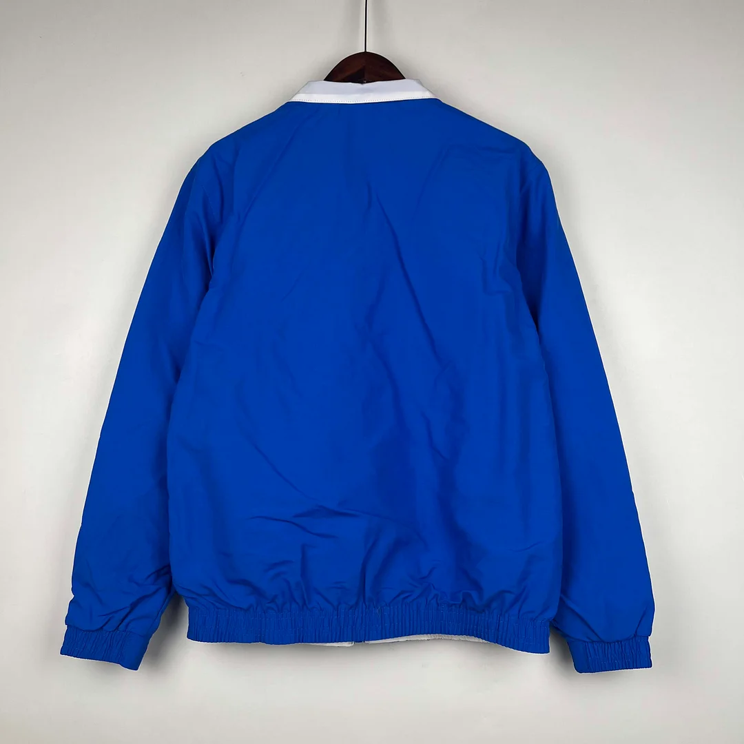 2023/2024 Lyon Reversible Windbreaker（Blue-white）Soccer Jersey 1:1 Thai Quality - view 5
