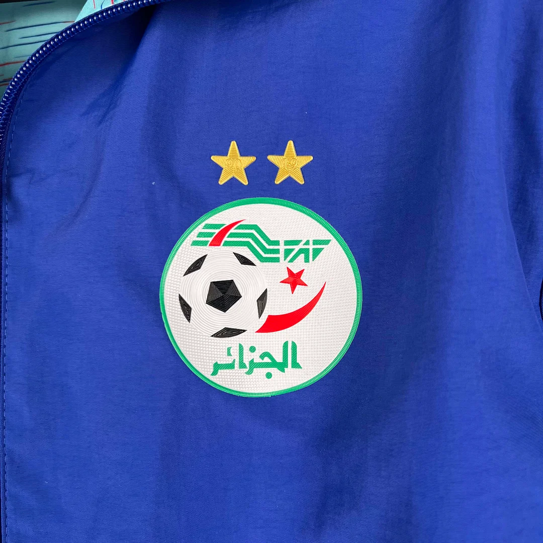 2023-2024 Algeria National Reversible Windbreaker Blue Soccer Jersey 1:1 Thai Quality - view 11