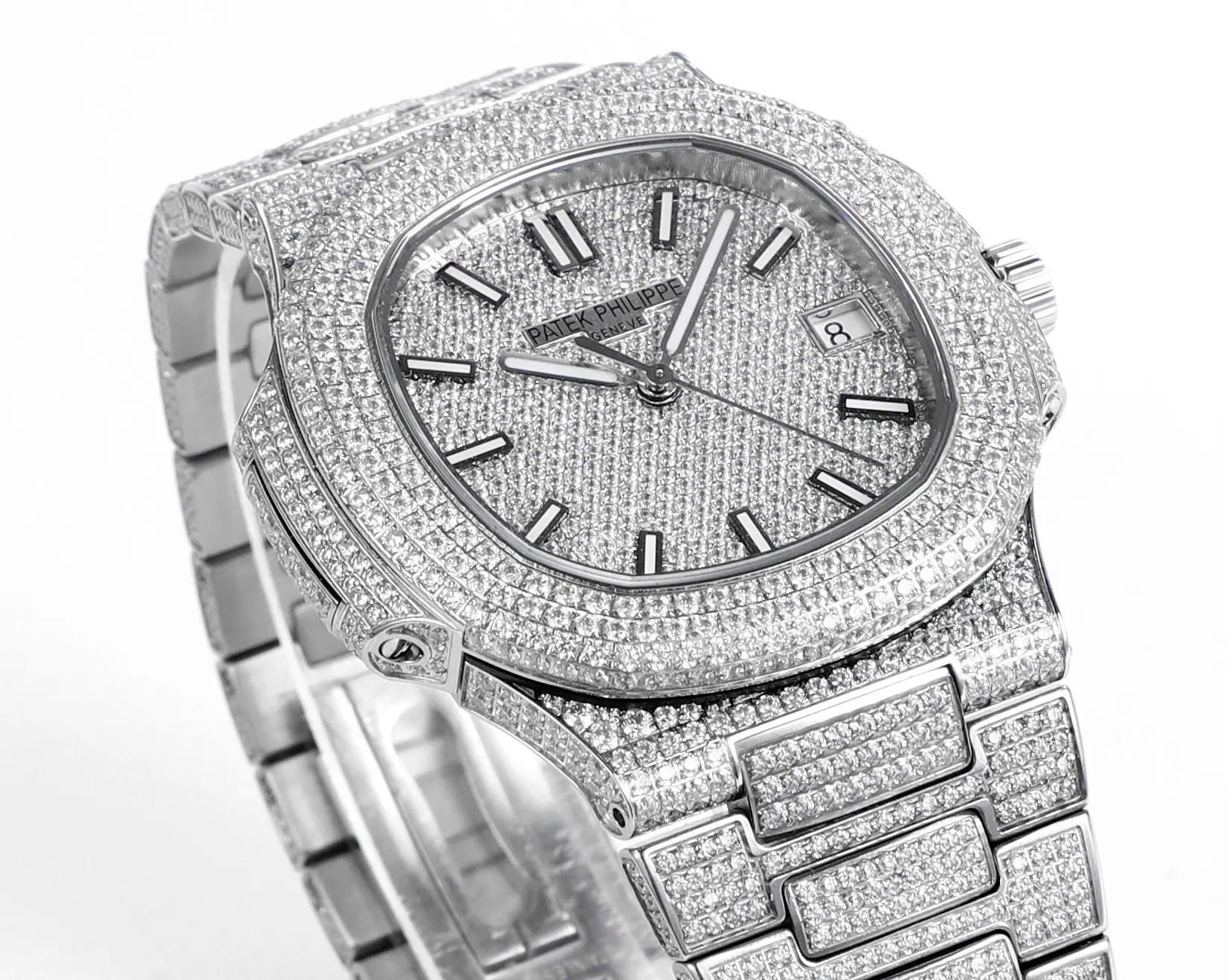 Patek Philippe Nautilus Full Star Platinum Watch - gallery