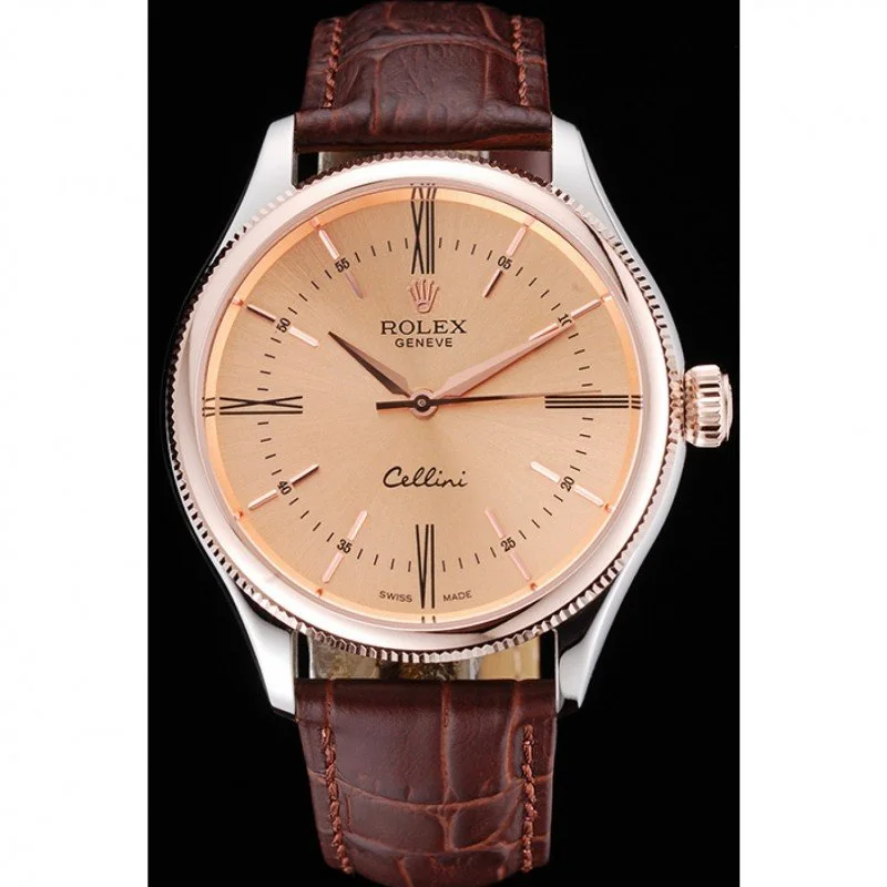 Rolex Cellini 40mm Orange Dial 622840 - gallery