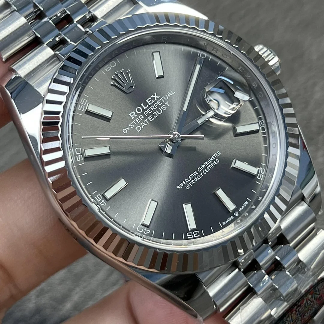 Superclone Rolex Datejust 41mm Rhodium Dial 126334 Jubilee - gallery