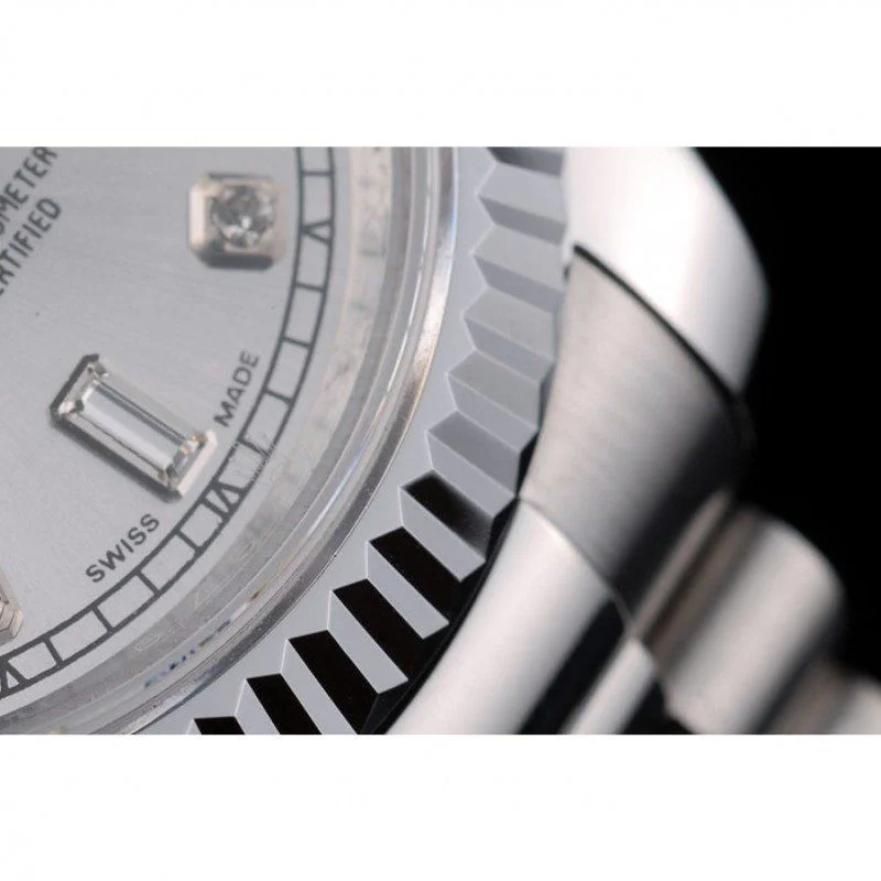 Superclone Rolex Day-Date 40mm Silver Dial 41995 - gallery