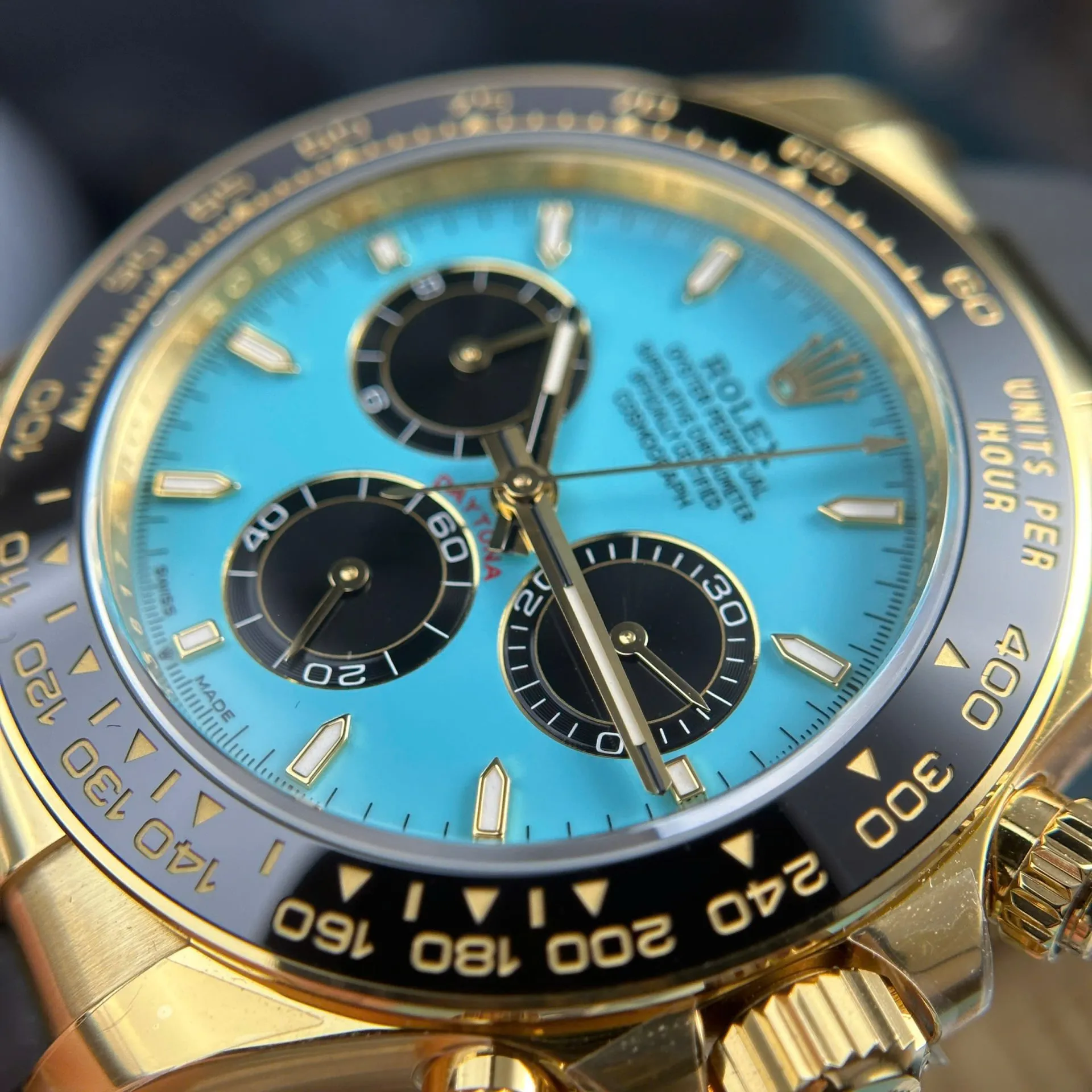 Superclone Rolex Daytona 40 mm 126518LN Tiffany Dial - gallery