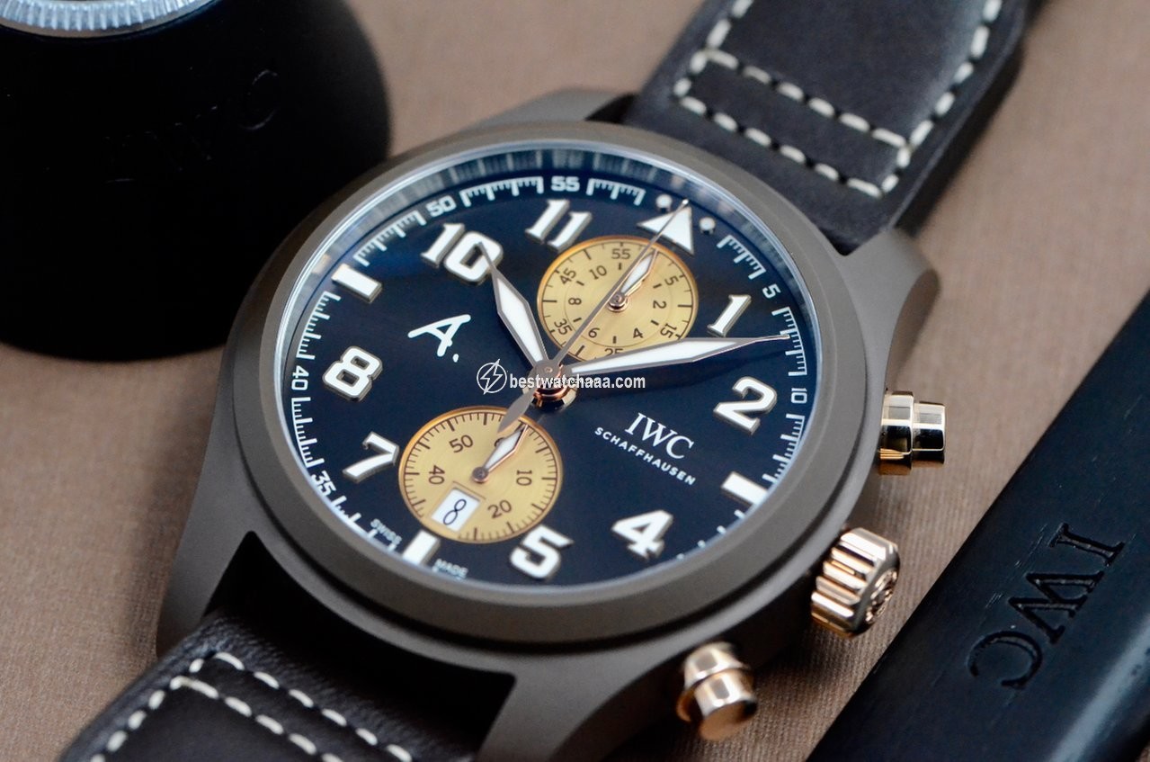 IWC Pilot Chronograph Mens watch Unisex Automatic Ceramic IW388006