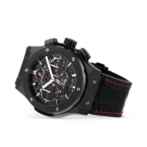 Hublot Classic Fusion Men Automatic Black Alligator Watch 525.CM.0173.LR.AUM20 - gallery