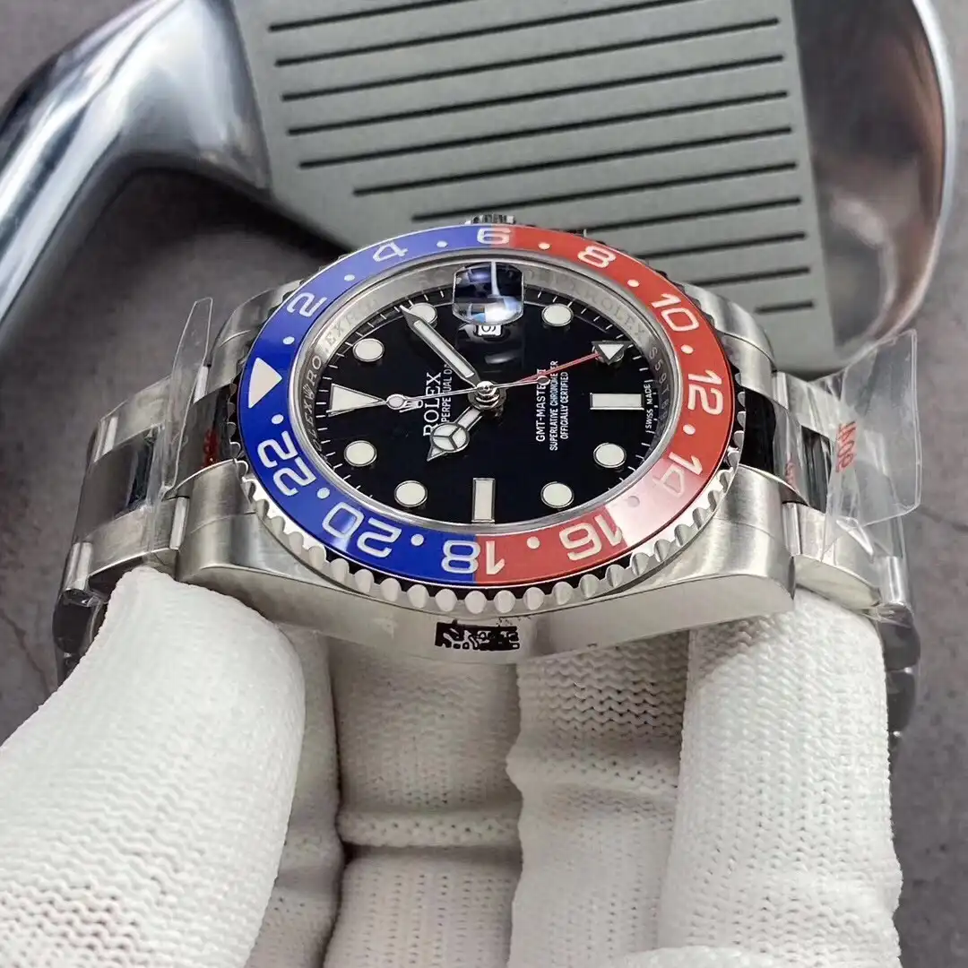 Superclone Rolex GMT-Master II 40mm 126710BLRO  Pepsi  Oyster - gallery