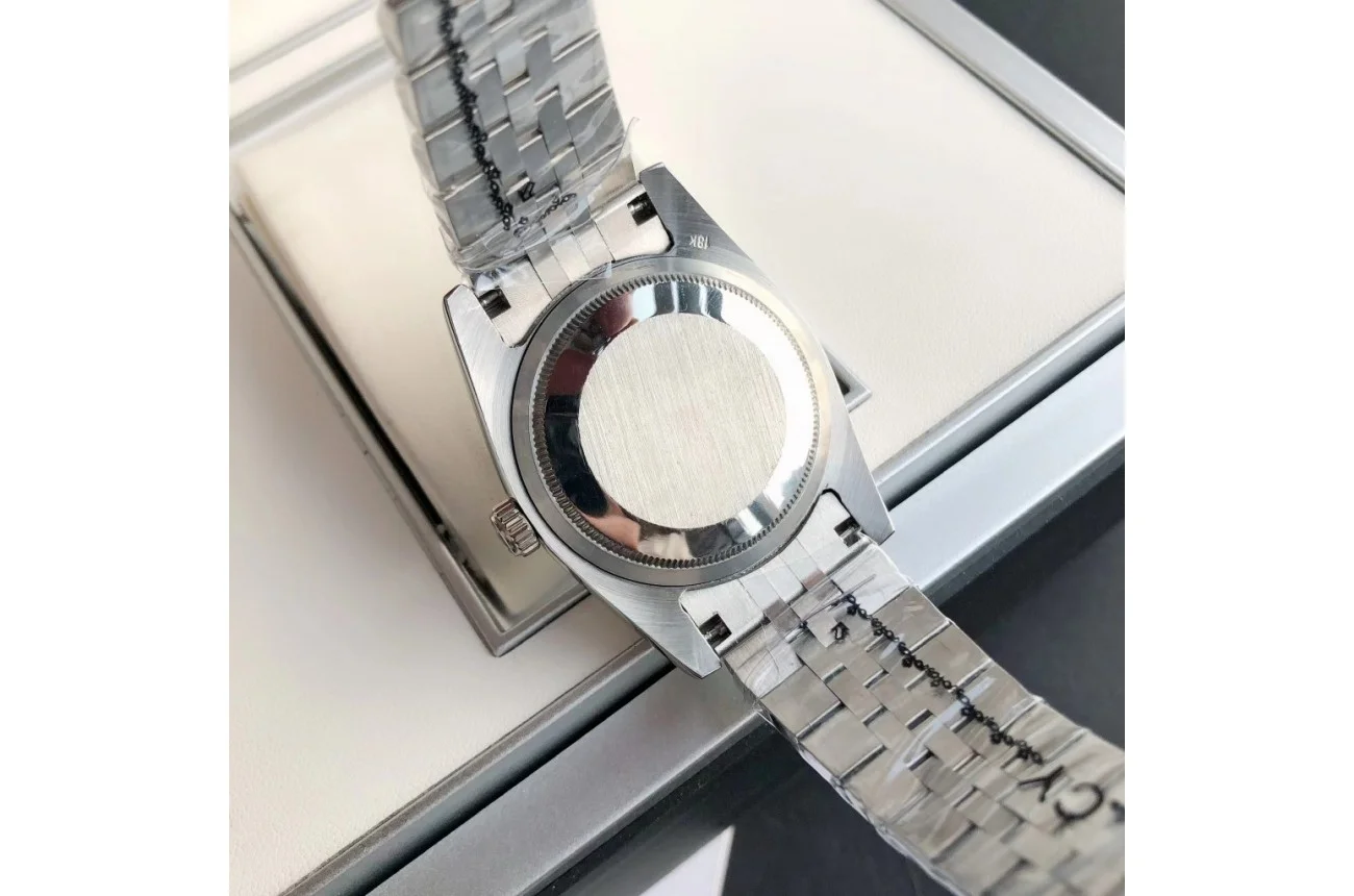 Couple Watches Rolex Datejust 36/28mm SS/SS Jub Green/Dia - gallery