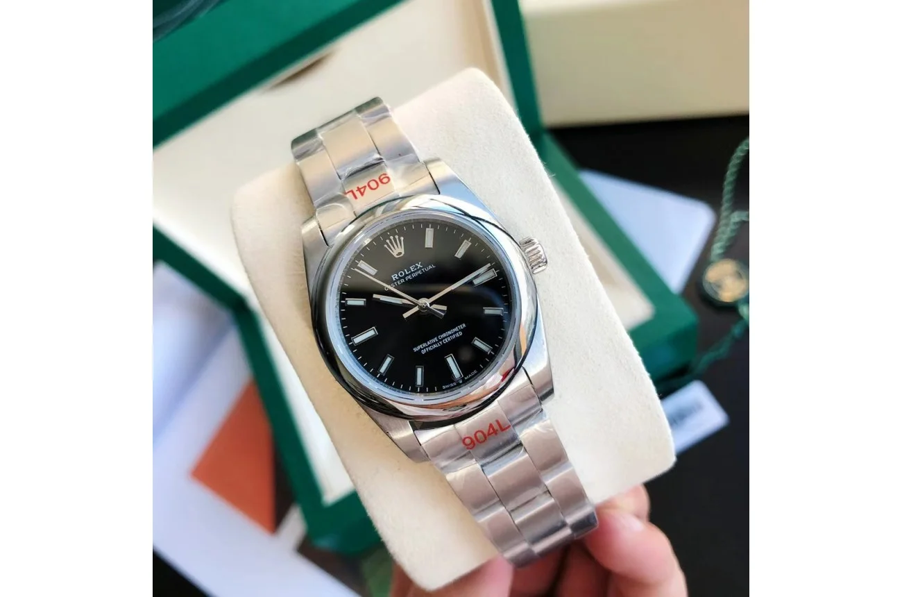 Couple Watches Rolex Oyster Perpetual 31/41mm SS/SS Black/Stk - gallery
