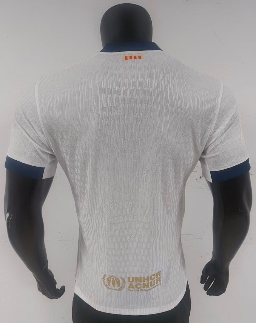 White Barcelona League Ad