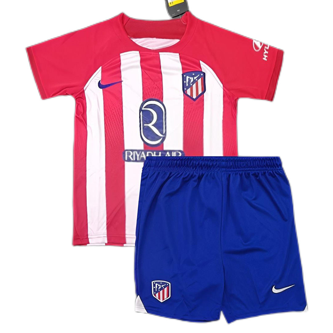 The Heritage Behind Atlético  Madrid 23-24 Atletico Madrid Home Kids Kit Jersey+Shorts: A Timeless Story