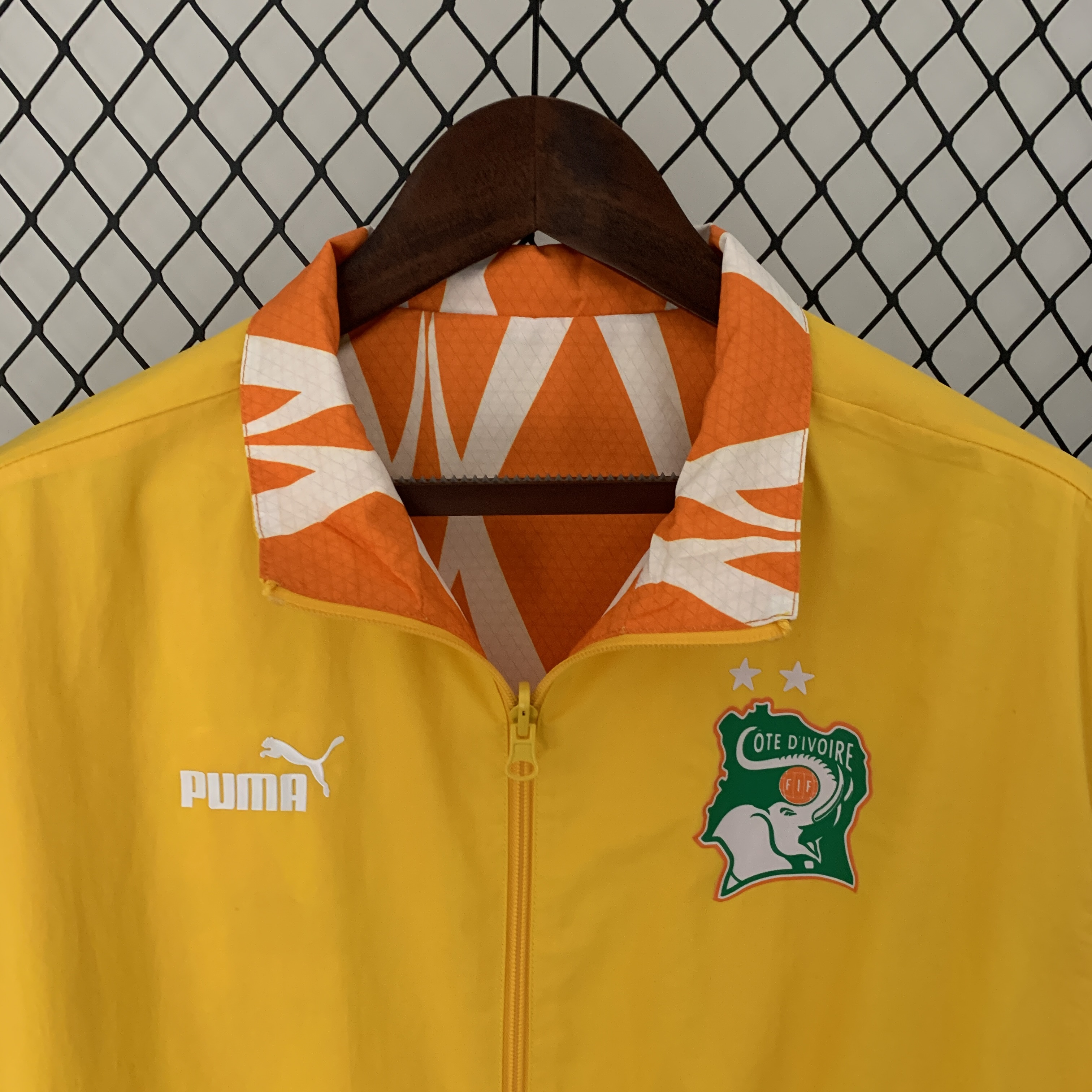 2023/24 Ivory Coast Trench Coat Reversible Windbreaker - view 15