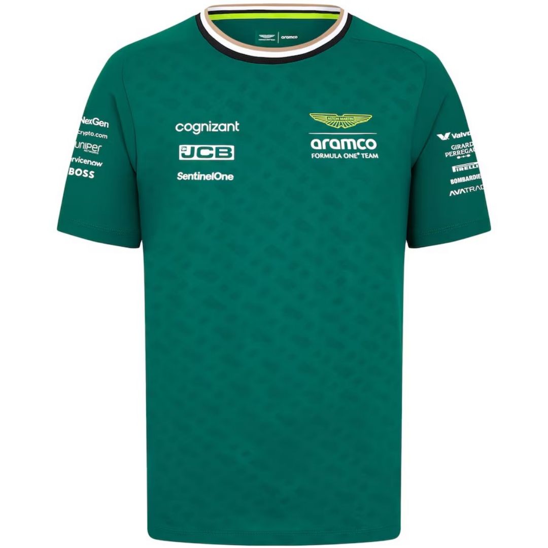 Aston Martin Aramco Cognizant F1 Racing Team Fernando Alonso Driver T-Shirt 2024 - view 4