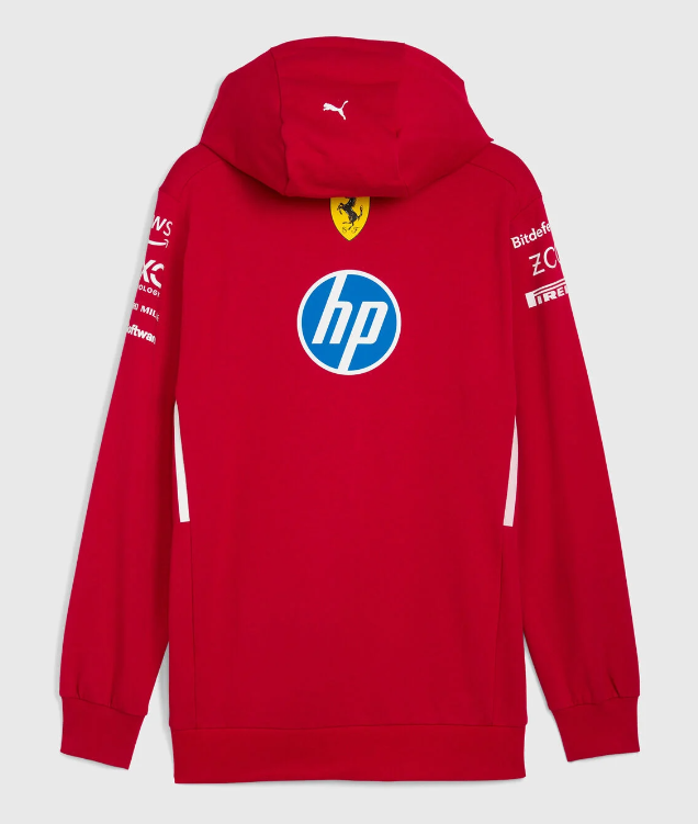 Scuderia Ferrari F1 Racing Team Red Hoodie 2025 - view 3