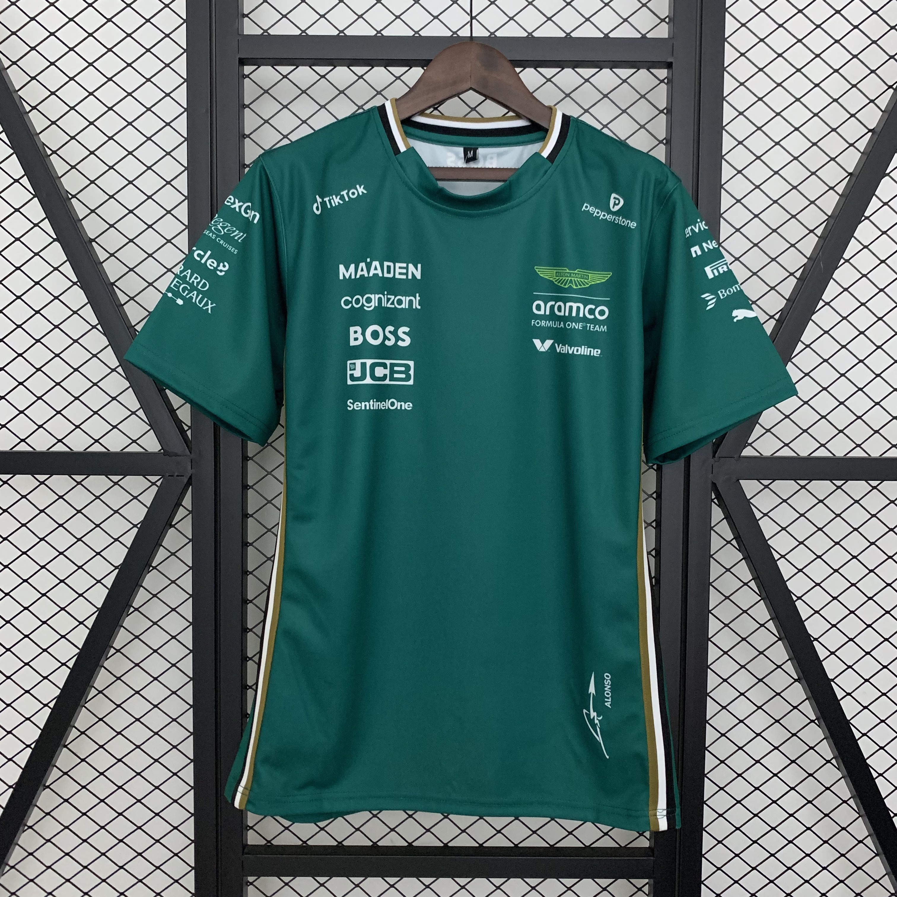 Aston Martin F1 Racing Team Fernando Alonso Driver T-Shirt 2025 - view 4