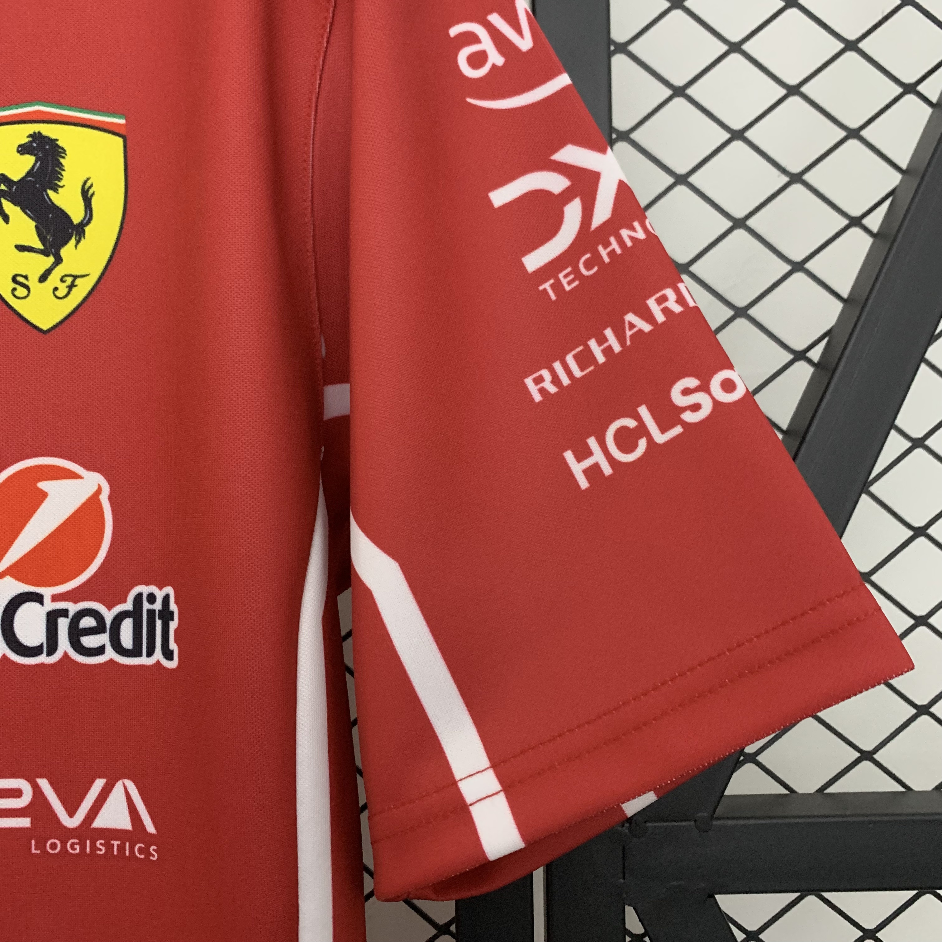 Scuderia Ferrari F1 Racing Team Polo T-Shirt 2025 - view 6