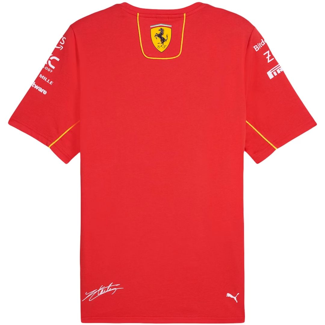 Scuderia Ferrari F1 Racing Team Charles Leclerc Driver T-Shirt 2024 - view 6