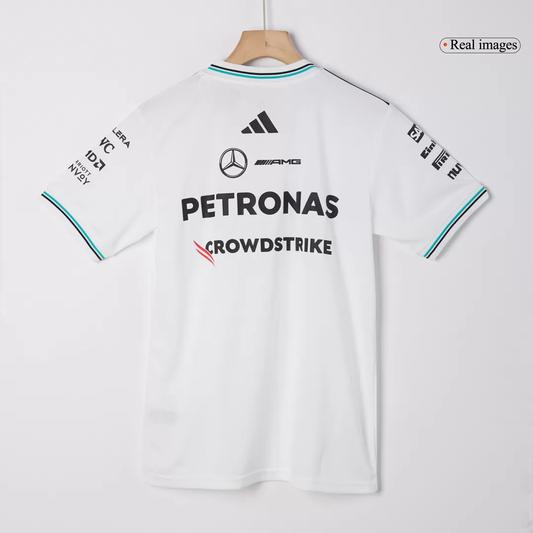 Mercedes AMG Petronas F1 Racing Team White T-Shirt 2025 - view 3