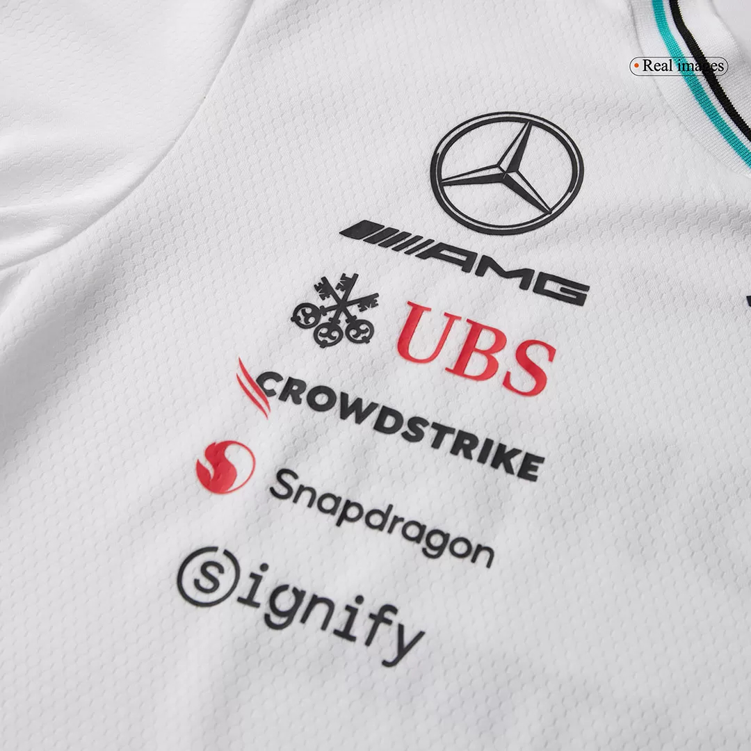 Mercedes AMG Petronas F1 Racing Team White T-Shirt 2025 - view 12