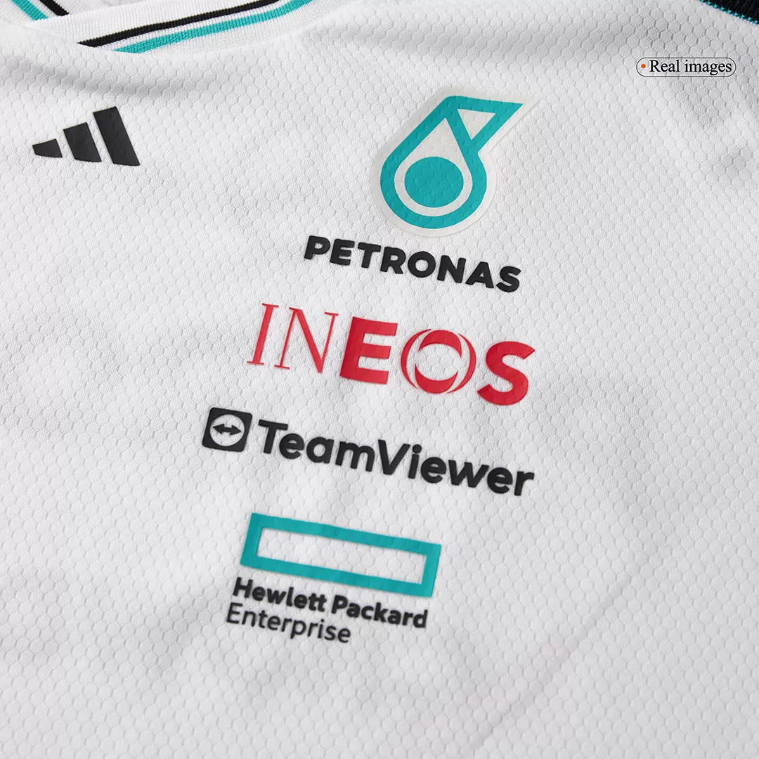 Mercedes AMG Petronas F1 Racing Team White T-Shirt 2025 - view 5