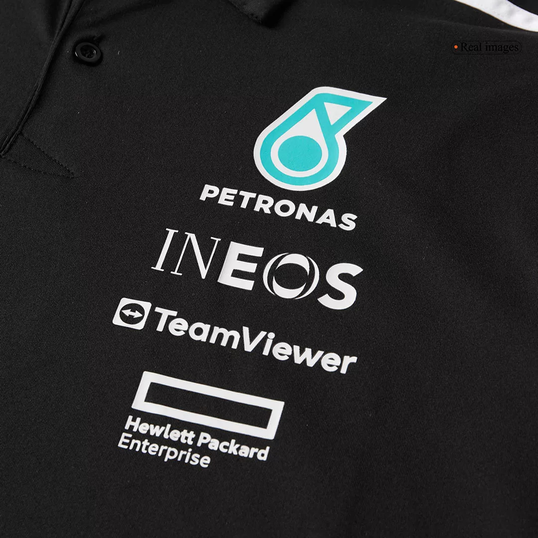 Mercedes AMG Petronas F1 Racing Team Black T-Shirt 2025 - view 8