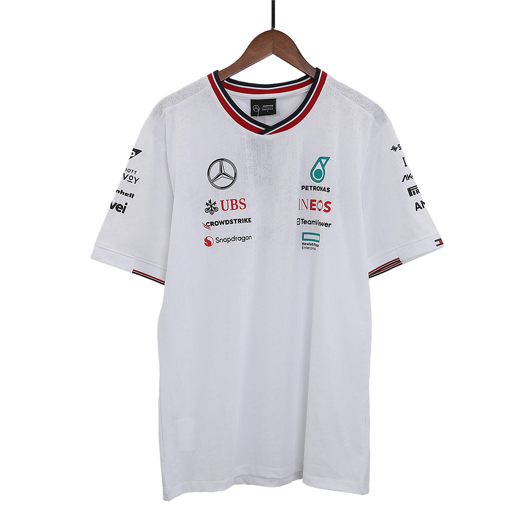 Mercedes AMG Petronas F1 Team Driver T-Shirt - White 2024 - view 5