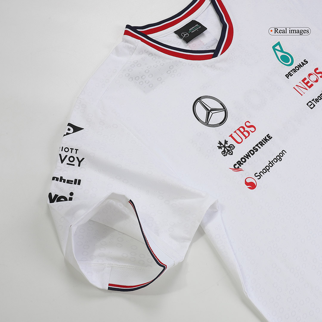 Mercedes AMG Petronas F1 Team Driver T-Shirt - White 2024 - view 7