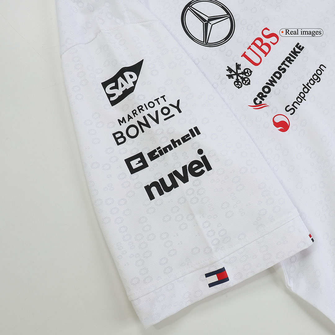 Mercedes AMG Petronas F1 Team Driver T-Shirt - White 2024 - view 8