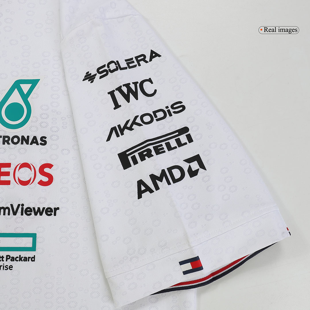 Mercedes AMG Petronas F1 Team Driver T-Shirt - White 2024 - view 9