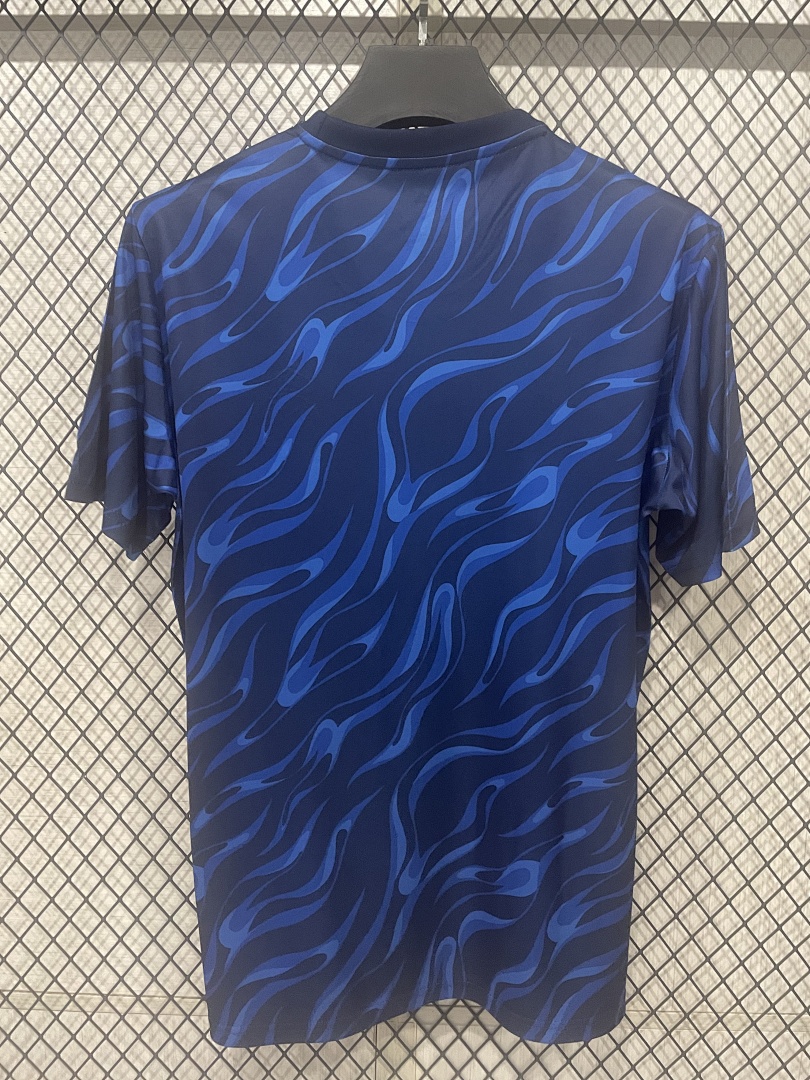 Real Madrid Pre-match Jersey Jersey宝Blue S-4 XL